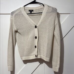 Art Class Cream Chunky Knit Sweater